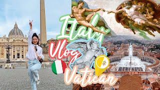 【一婶\u0026Carrie】意大利蜜月Vlog EP.2 梵蒂岡 | 聖彼得大教堂 梵蒂岡博物館 西斯廷教堂