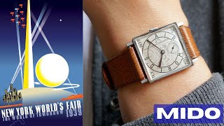 Mido New York World’s Fair Staybrite 27 mm Vintage Rare Watch dates 1939