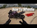 How To Wheelie ANY Motorcycle | Yamaha R7 Wheelie Tutorial