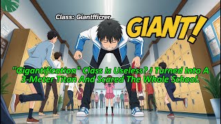"Gigantification" Class Is Useless? I Turned Into A 3-Meter Titan And Scared The Whole School.
