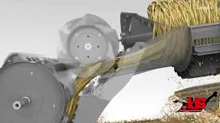 Claas trion 730 cropflow animation | modern farming technology | modern farming machines