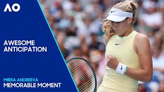 Awesome Anticipation from Andreeva | Australian Open 2024