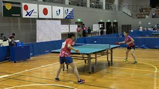 【女子 グループC 第3試合】安藤みなみ vs 由本楓羽｜アジア卓球選手権ドーハ大会 日本代表選手選考合宿