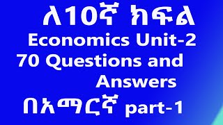 Grade 10 Economics Unit 2 Theories of Supply and Demand Questions and Answers