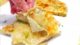 葱油饼 外酥內軟最好吃的蔥油餅！家鄉的味道！The BEST Chinese Scallion Pancakes - M3Top