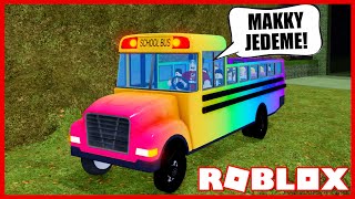 TOHLE JE ŠÍLENÁ JÍZDA AUTOBUSEM!😂Roblox 🚌 Dangerous School Bus Driving w/@Makousek​