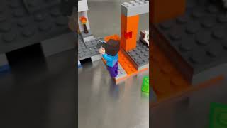 Lego Minecraft “abandoned” mine #lego #minecraft #legobuild #shorts