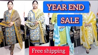 Big Sale on Premium Cotton Suits  !! Booking on  9506774210