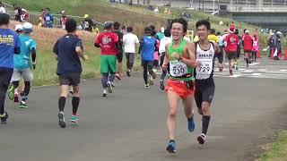 2018足立フレンドリーマラソン速報！　ハーフの部１９ｋｍ地点　通過タイム５９分～２時間１０分その１