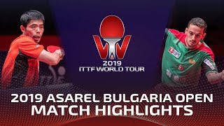 Chuang Chih-Yuan vs Marcos Freitas | 2019 ITTF Bulgaria Open Highlights (1/4)