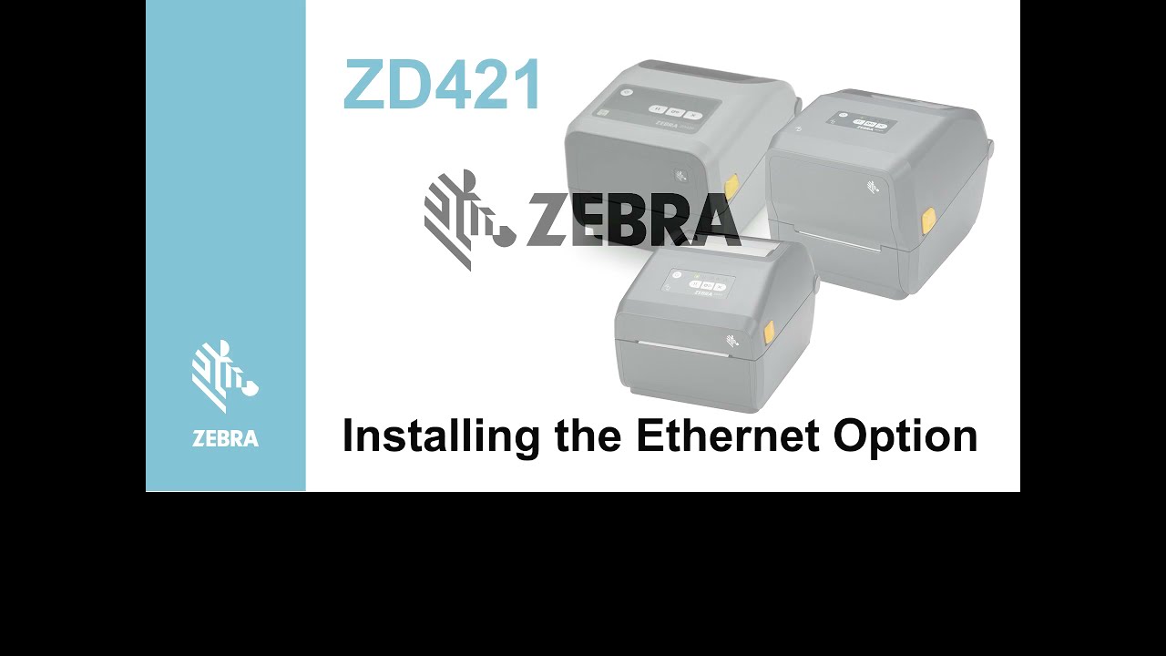 Zd421 Hot To Install The Ethernet Option Youtube