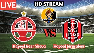 Hapoel Beer Sheva vs Hapoel Jerusalem Live Score 🔴