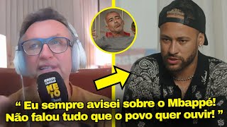 VEJA A REAÇÃO DO NETO A ENTREVISTA DE NEYMAR COM ROMÁRIO HOJE! SE RENDEU AO NEYMAR