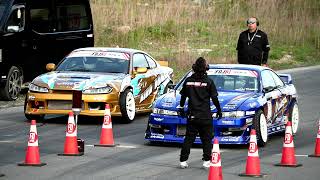 FDJ3-RD4-TOP4-01 FDJ3 RD4 追走 55 吉田裕海 vs 42 江崎台地 FORMULA DRIFT JAPAN 2024 FDJ