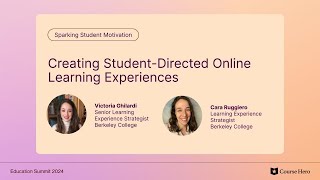 Creating Student-Directed Online Learning Experiences
