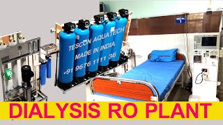 RO Plant Dialysis unit water treatment system Single Double pass Reverse Osmosis