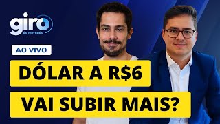 🔴 DÓLAR A R$ 6: E AGORA? JBS (JBSS3), Suzano (SUZB3), Klabin (KLBN11) e Weg (WEGE3) em alta