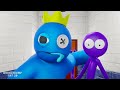 BLUE ESCAPE BARRY'S PRISON! Rainbow Friends Animation
