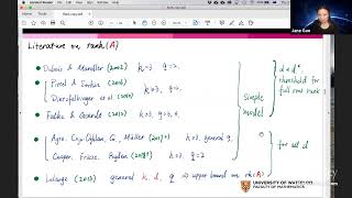 The Rank of Sparse Random Matrices