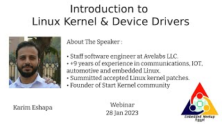 Introduction to Linux Kernel & Device Drivers Part 1 [Arabic]