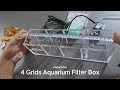 4 Grids Aquarium Filter Box | The Best Way to Keep Your Fish Healthy and Happy