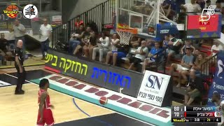 Jared Terell Points in Hapoel Yossi Avrahami Eilat vs. Hapoel Nofar Galil Elion