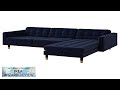 MORABO IKEA Sofa with chaise/Djuparp dark blue/wood Review