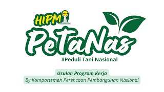 Usulan Program Kerja Kompartemen Perencanaan Pembangunan Nasional