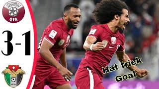 Qatar vs Jordan 3-1 | Akram Afifi goal | Asian Cup Final 2024 - Highlights & all goals