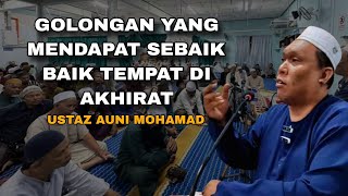 Kuliah magrib perdana Ustaz Auni Mohamad