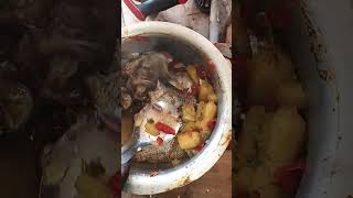 Have you tried the famous ugandan akabeero|tilapiafish soup,green banana/matooke/katogo#viral#shorts