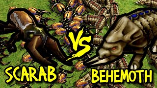 200 SCARABS vs 200 BEHEMOTHS | Age of Mythology