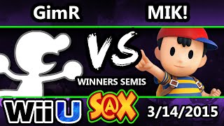 S@X Monthly - VGBC | GimR (G\u0026W) Vs. Mik! (Ness) SSB4 Winners Semis - Smash 4 - Smash Wii U