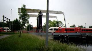 Brugopening Van Hallbrug Ophaalbrug/ Drawbridge/ Pont Basculant/ Zugbrücke Groningen