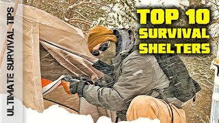 Top 10 - Camping / Emergency / Bug Out Bag Shelters + 3 Best Budget Tents - Ep. 1