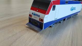 타이판키즈가  만든 레일플레닛 종이기차 제품 8200호대 기관차(TaipanKids made RAIL PLANET product 8200 series KORAIL train )