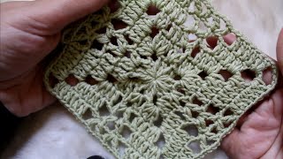 how to crochet a perfect square pattern #crochet #crochetfashionworld. crochet blanket