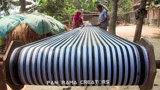 How to Make Traditional Towel in Bangladesh | কিভাবে গামছা তৈরি হয়