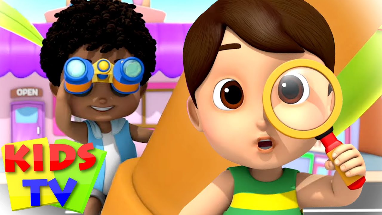 The I Spy Game Song | Peek A Boo Song | Nursery Rhymes & Songs | Baby ...