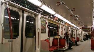 TTC Toronto-York Subway Extension - First southbound train from VMC