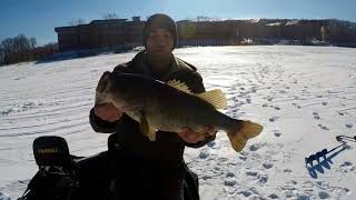 Ice Fishing 2018-Catching buckets!! Episode:1