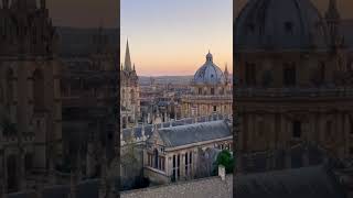 View of University of Oxford from New College Tower