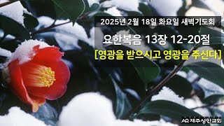 제주성안교회 2월 18일 화요일 새벽기도회