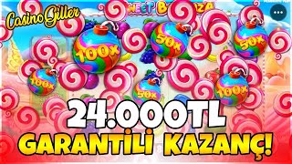 Sweet Bonanza | Garanti Kazandıran Oyun!|24.000 TL Vurduk!!