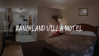 Ranchland Villa Motel Review - Merritt , Canada