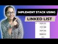 Can you implement a Stack Using Linked List? - Popular Interview Question - JAVA