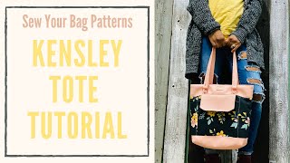 Kensley Tote Tutorial by Sew your Patterns