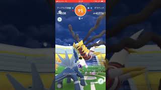 ポケモンGO❗️😳ギラティナレイド4人(TL40.36.31.21)うぁ〜🤭