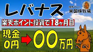 【レバナス】ポイント投資で１８ヶ月運用！現金０円→〇〇万円！