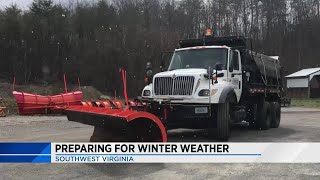 VDOT prepares for Sunday snow